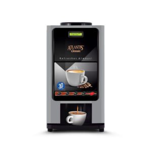 ATLANTIS CLASSIC - 3 Lane Tea and Coffee Vending Machine – 3 Ltrs hot Tank