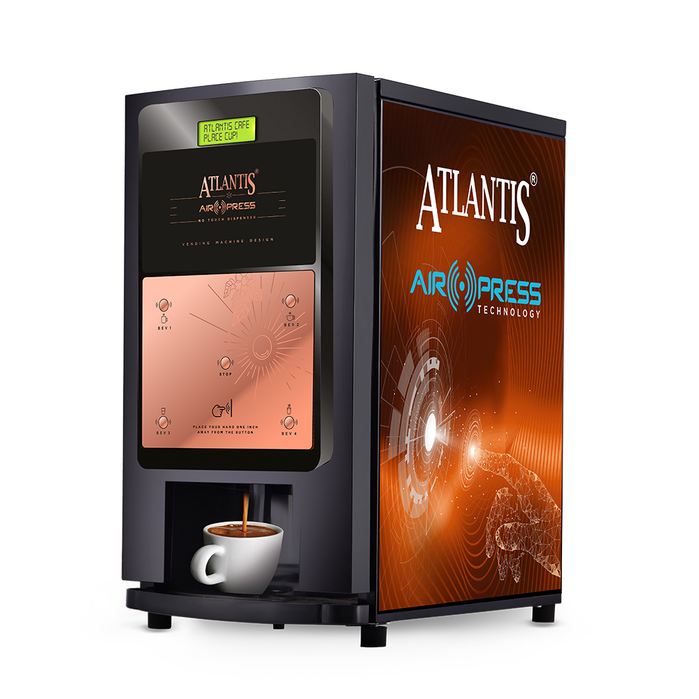 Airpress 3 lane coffee vending machine