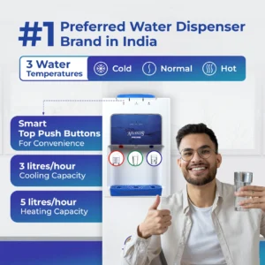 ATLANTIS PRIME Normal, Hot and Cold Water Dispenser Floor Standing- 3 Tap