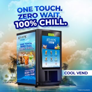 ATLANTIS COOL Vend – One Touch, Zero Wait, 100% Chill