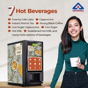 ATLANTIS SELECT Tea & Coffee Vending Machine With 8 Options Drink/OPTIONAL (Hot Water) Hover Image